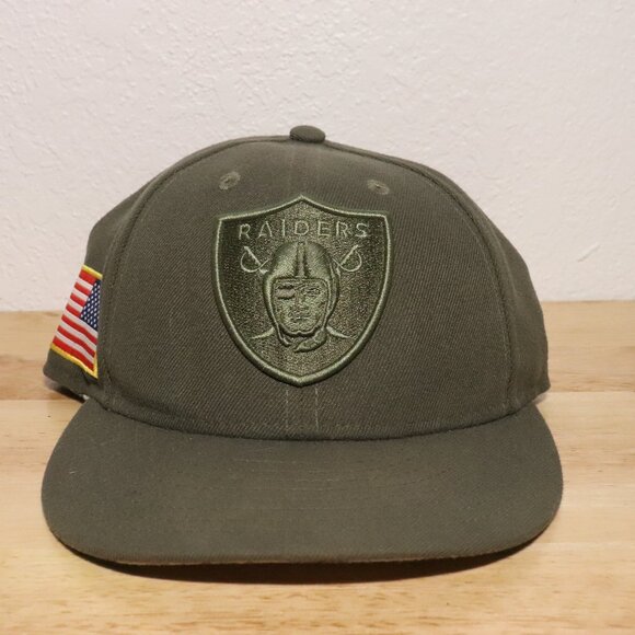 New Era Olive Raiders Hat - Picture 1 of 5